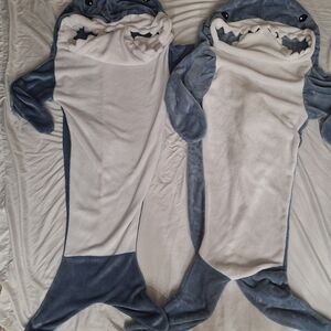 Blue and White Shark Costume Set